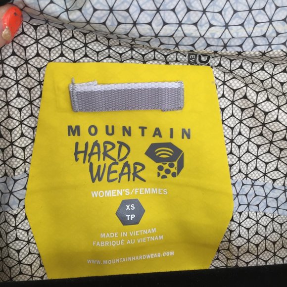 Mountain Hardwear Yellow Rain Jacket